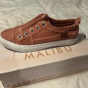 Malibu Blowfish Waffle Canvas Slip Ons